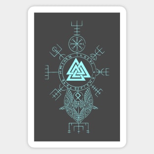 viking valknut symbol Magnet